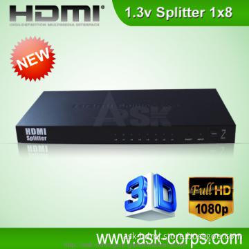 HDMI Splitter  one in eight out  1080p